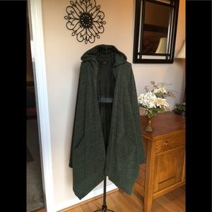 Adorable hooded open sweater